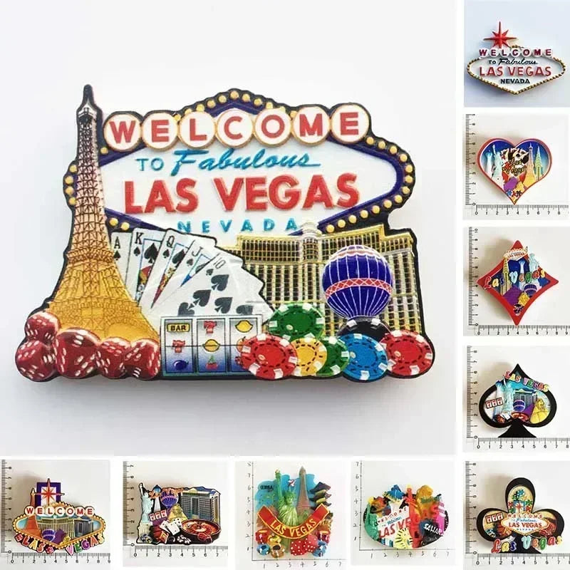 Las Vegas Souvenir Fridge Magnet
