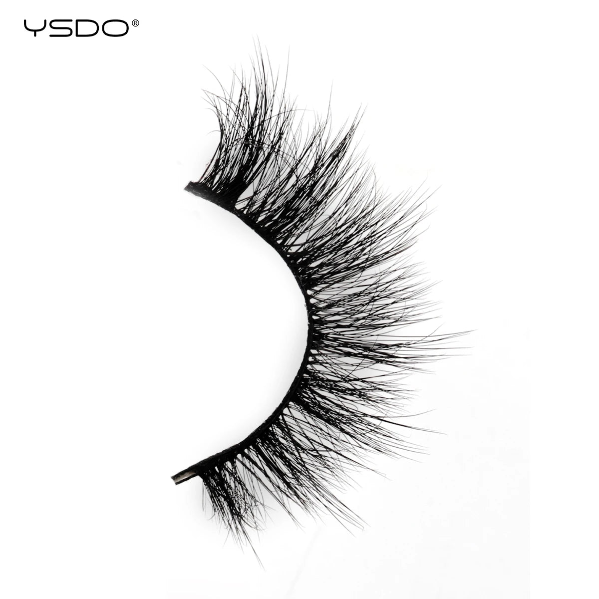 Wispy 3D Mink False Eyelashes – Natural Long, Fluffy & Reusable Strip Lashes (1 Pair)