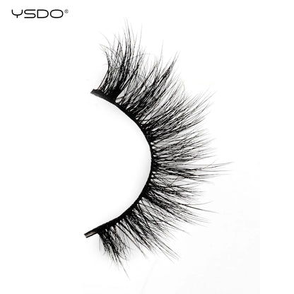 Wispy 3D Mink False Eyelashes – Natural Long, Fluffy & Reusable Strip Lashes (1 Pair)