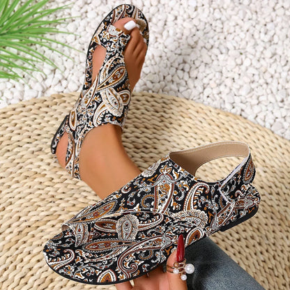 Bohemian Roman Flat Sandals