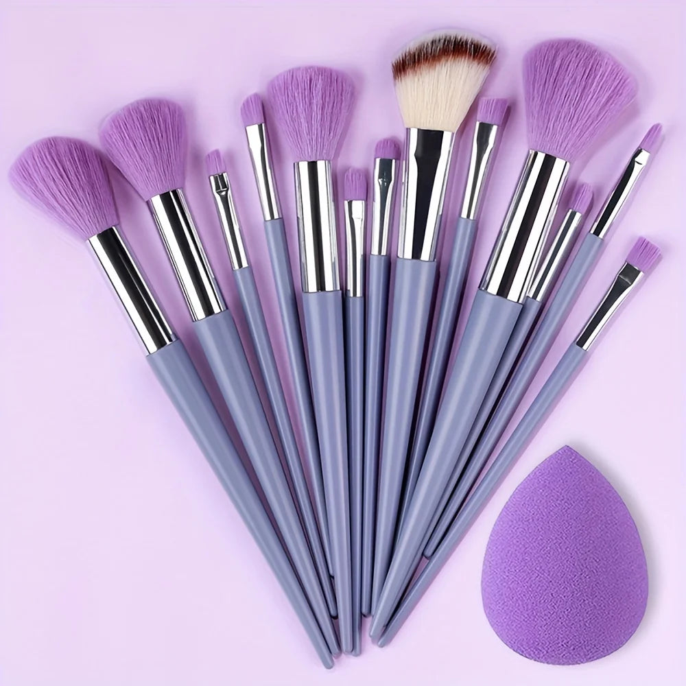 Professional Makeup Brush Set – 13pcs / 33pcs with Sponges & Tools