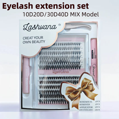 240PCS DIY Lash Cluster Extension Kit – Salon Look, At-Home Ease