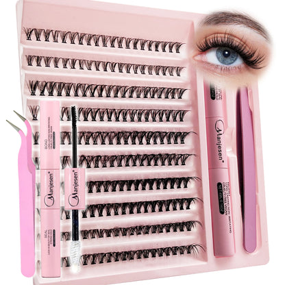 DIY Lash Extension Kit – 200PCS Cluster Lashes Set
