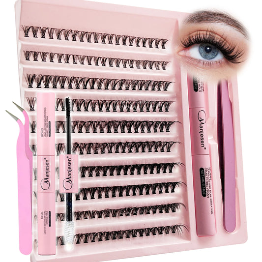 DIY Lash Extension Kit – 200PCS Cluster Lashes Set