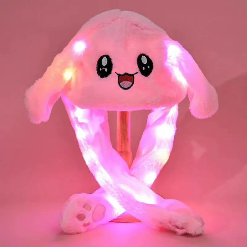 LED Moving Bunny Ears Hat