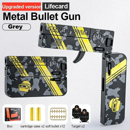 Folding Card Soft Bullet Toy Gun