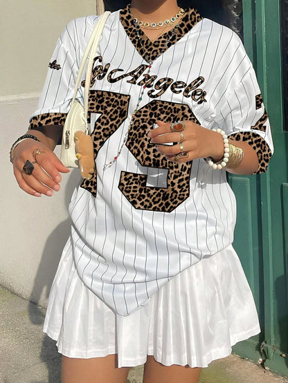 Los Angeles No.79 Oversized Football Jersey Tee