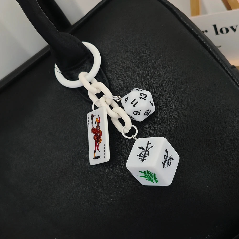 Gambling Dice Keychain