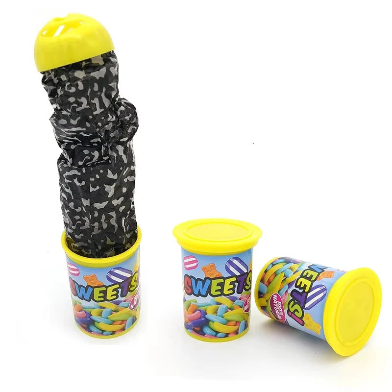 Jumping Snake Potato Chip Can Prank Toy