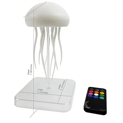 LED Jellyfish Lamp with 9 Tentacles – Colour Gradient Light Effects & Remote Control