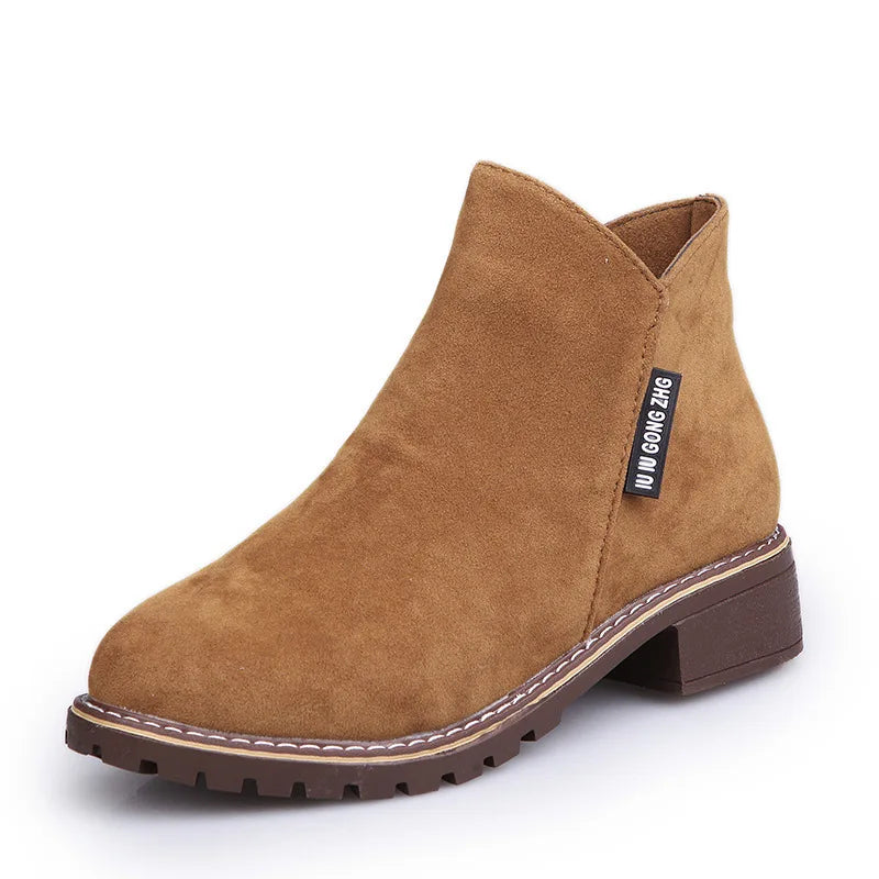 Women’s Platform Ankle Snow Boots – Thick Sole Winter Fashion Boots