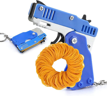 Mini Folding Rubber Band Launcher
