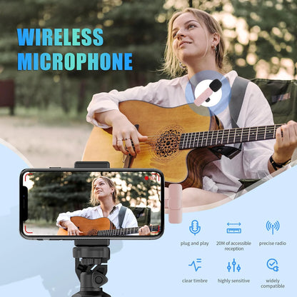 Wireless Lavalier Microphone – Pro Audio, Plug-and-Play Simplicity