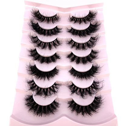 3D Mink-Effect False Eyelash Set – Soft, Fluffy &amp; Full of Volume