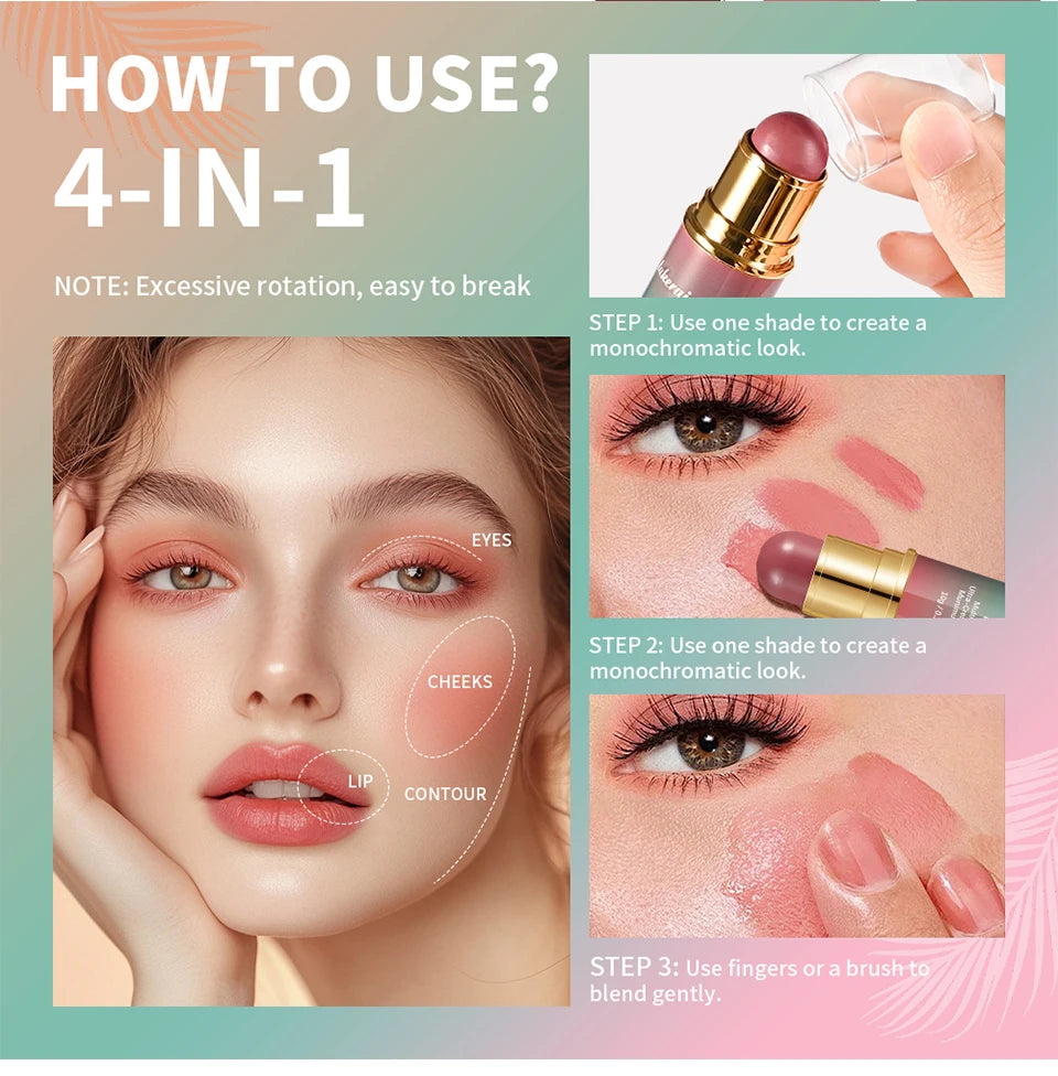 Butter Glow & Go Multiuse Stick – Dual-Ended Bronzer & Blush for Face, Eyes & Lips