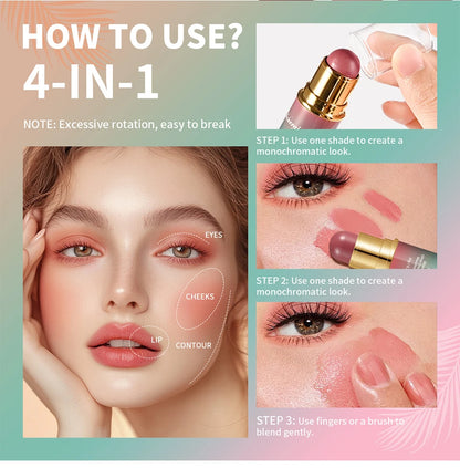 Butter Glow & Go Multiuse Stick – Dual-Ended Bronzer & Blush for Face, Eyes & Lips