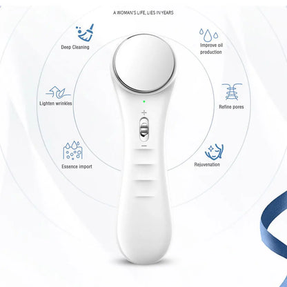 5-in-1 Ultrasonic Skin Scrubber &amp; Facial Beauty Kit – Deep Clean, Lift, Glow