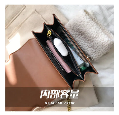 Luxury Bee Design Crossbody Handbag – Elegant Square Shoulder Bag