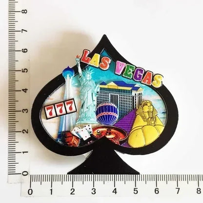 3D Wood Fridge Magnet