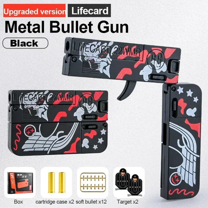 Folding Card Soft Bullet Toy Gun