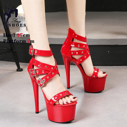 Platform Stiletto Heel Sandals