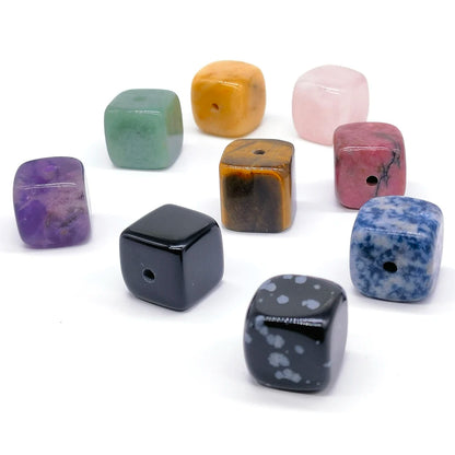 Square Crystal Incense Holder – Natural Stone Censer Base for Sticks & Coils