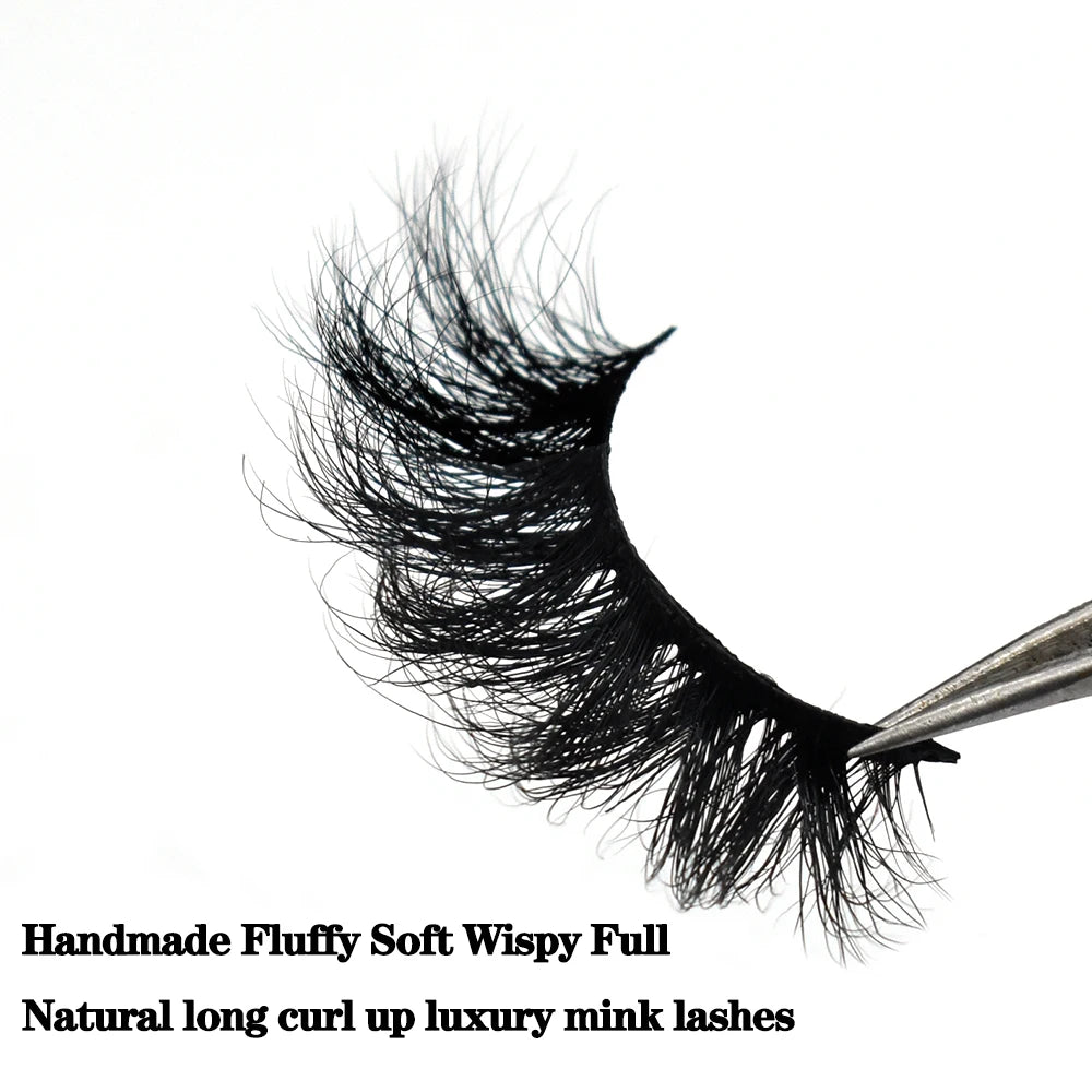 3D Mink Lashes – Fluffy Crisscross Wispy Strip Lashes 1 Soft Box