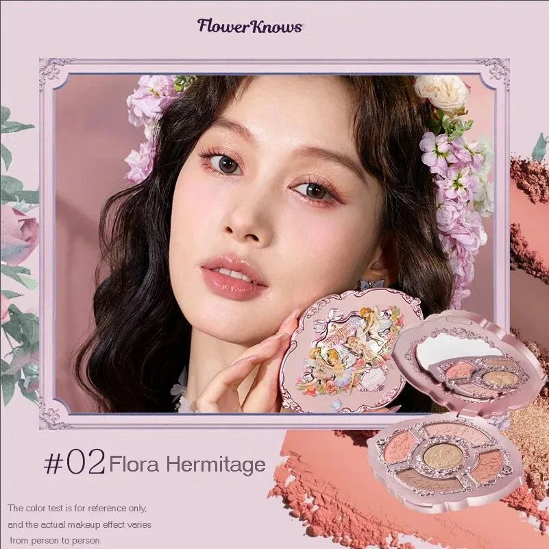 Flower Knows Swan Ballet Eyeshadow Palette