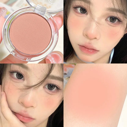 Monochrome Matte Blush – Natural Finish &amp; Soft Glow
