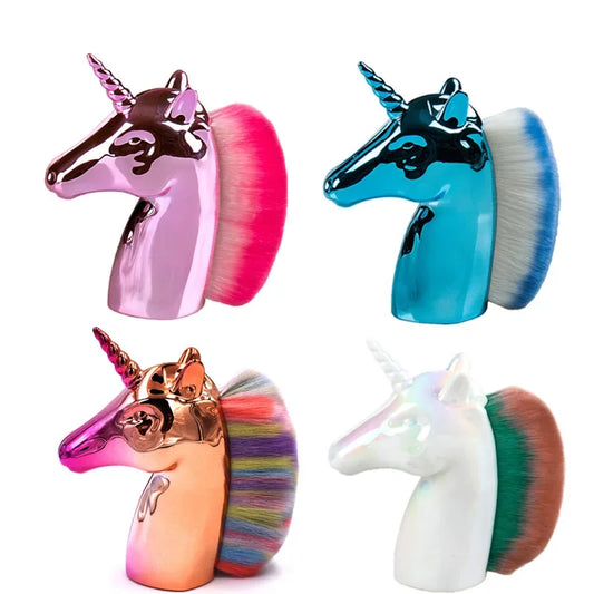 Unicorn Nail Dust Brush – Sparkle & Sweep in Style!