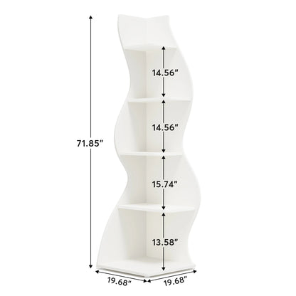 5-Tier Corner Bookshelf