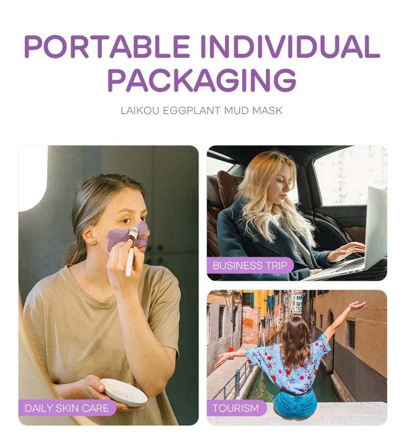 Eggplant Mud Mask Set (5pcs)