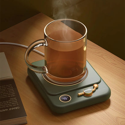 Electric Coffee Cup Warmer – 3-Setting Temperature Control Heating Coaster