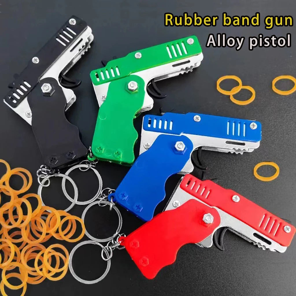 Metal Burst Rubber Band Launcher