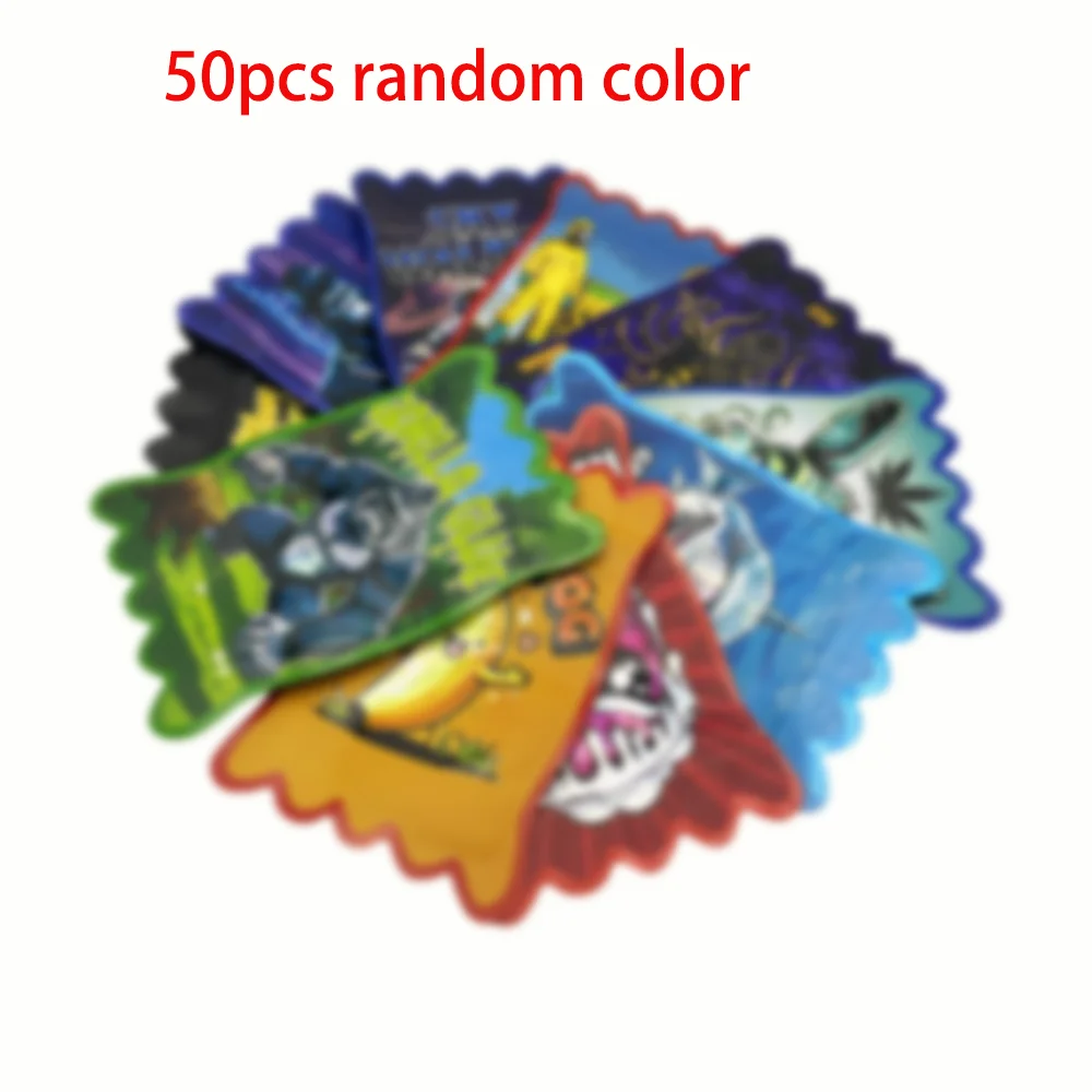 30/50Pcs Resealable Foil ZipLock Storage Bags – Matte Aluminum Smell-Proof, Waterproof with Window