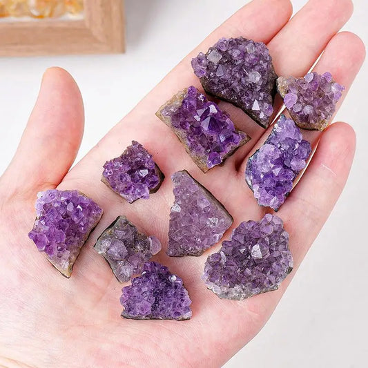 Natural Amethyst Geode – Mini Quartz Crystal Point (10g)