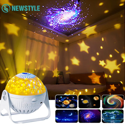 Galaxy Projector Night Light – Starry Planetarium Lamp for Home & Gifts