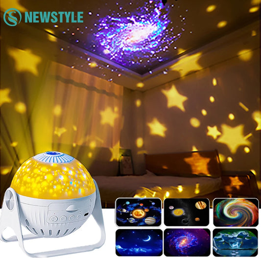 Galaxy Projector Night Light – Starry Planetarium Lamp for Home & Gifts