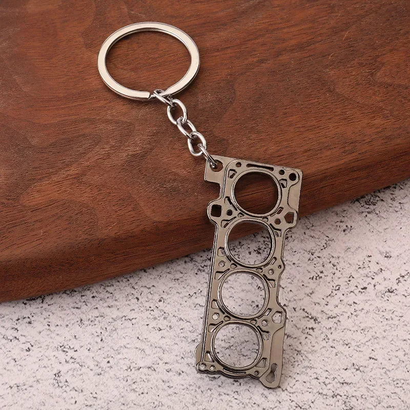 Gear Head Keychain
