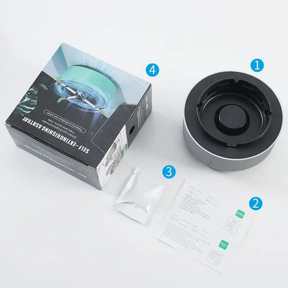 Smart Air Purifier Tray – Portable Anion Purification Gadget for Home & Car