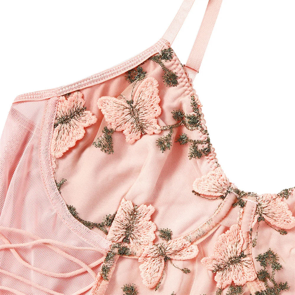Women’s Underbust Bustier Camis – Sexy Crop Top Lingerie Streetwear