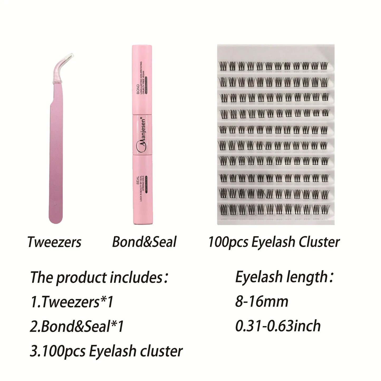 240PCS DIY Lash Cluster Extension Kit – Salon Look, At-Home Ease