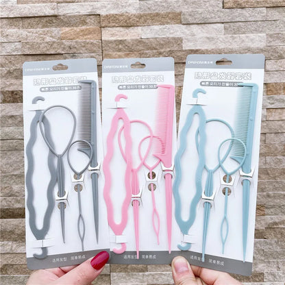 Magic Hair Styling Tools Set – Twist &amp; Slay with Ease!