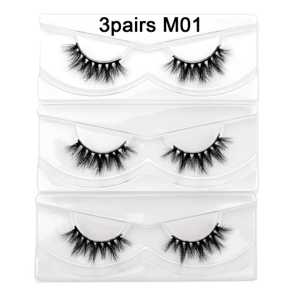 Natural Half Eye False Eyelashes – Soft Mink Look with Lightweight Cotton Band