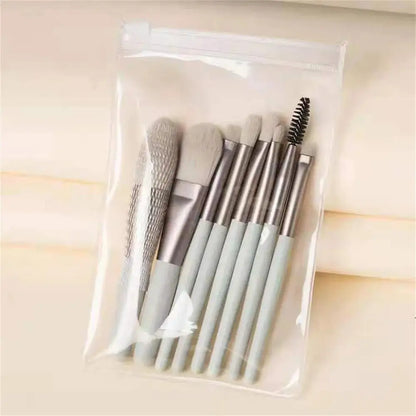 8-Piece Makeup Brush Set – Soft & Fluffy Blending Tools