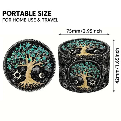 63mm Premium Zinc Alloy Grinder – 4-Layer Multifunctional Herb & Spice Crusher