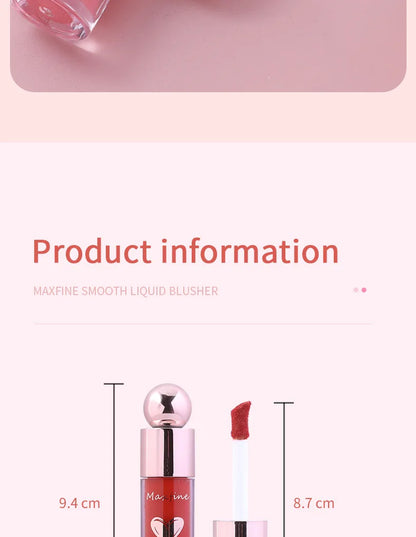 Long-Lasting Liquid Blush – Lightweight, Smudge-Proof & Highly Pigmented