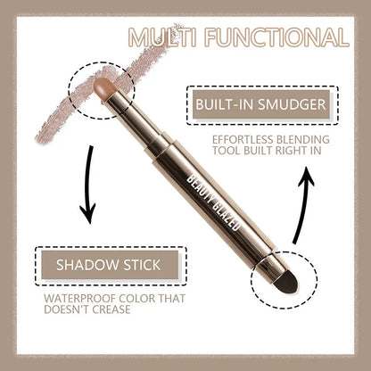 10-Color Double-Ended Eyeshadow Stick Set