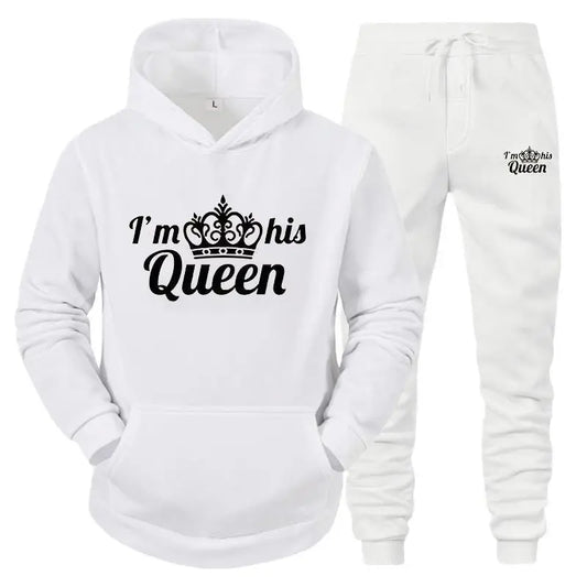 Women’s Queen Tracksuit – 2-Piece Hoodie & Sweatpants Set