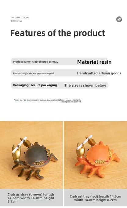 Lucky Crab Ashtray